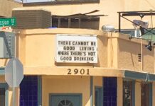 There cannot be good living where there’s not good drinking blank